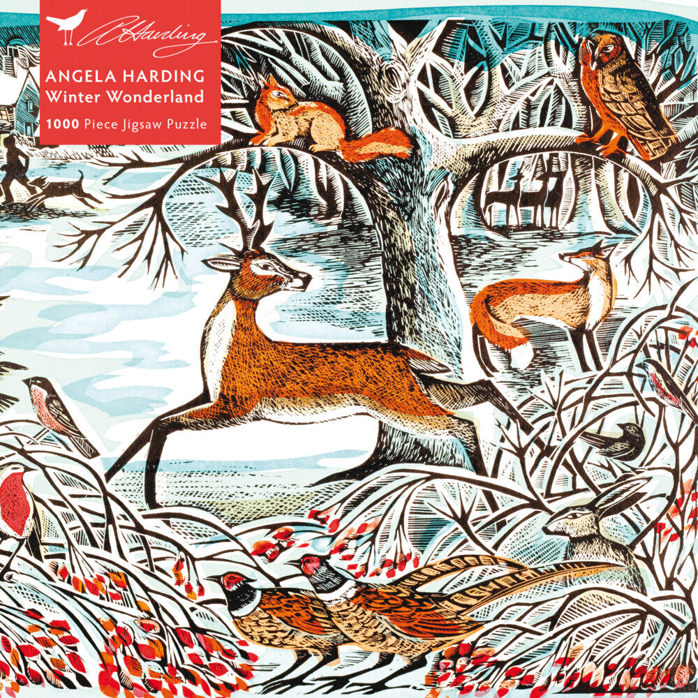 Puzzle - Angela Harding, Winterwunderland (Flame Tree Publishing)