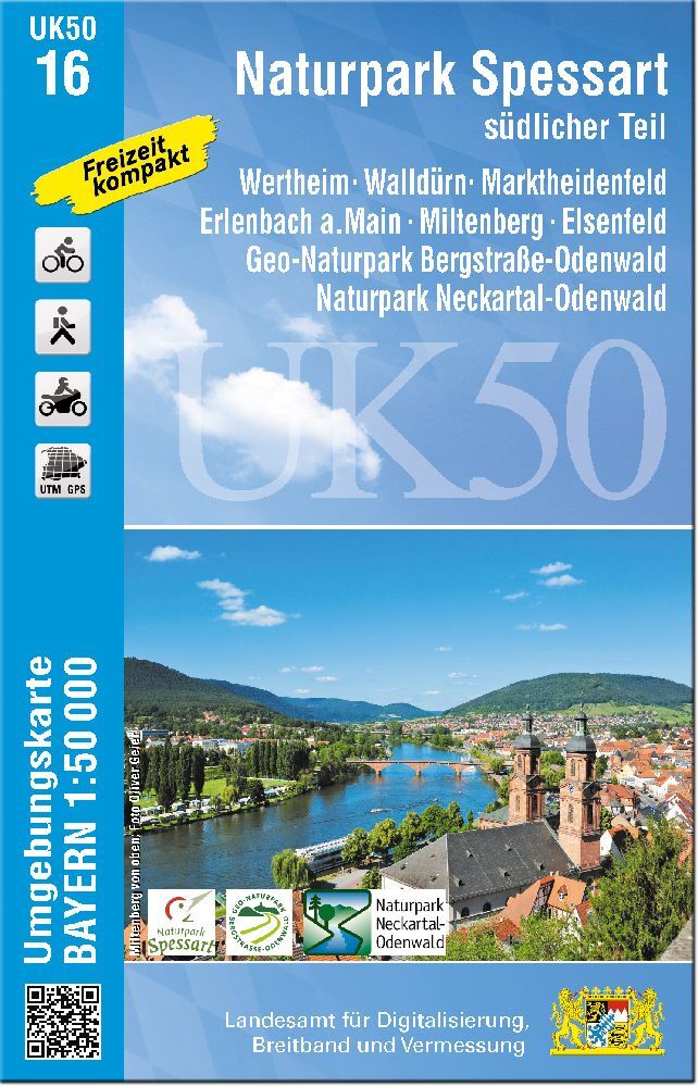 UK50-16 Naturpark Spessart südlicher Teil (Breitband Und Vermessung, Bayern Landesamt Für Digitalisierung)