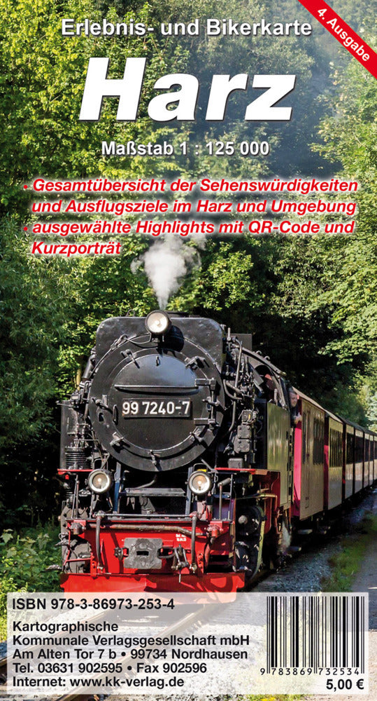 Harz (Kkv Kartographische Kommunale Verlagsgesellschaft Mbh)