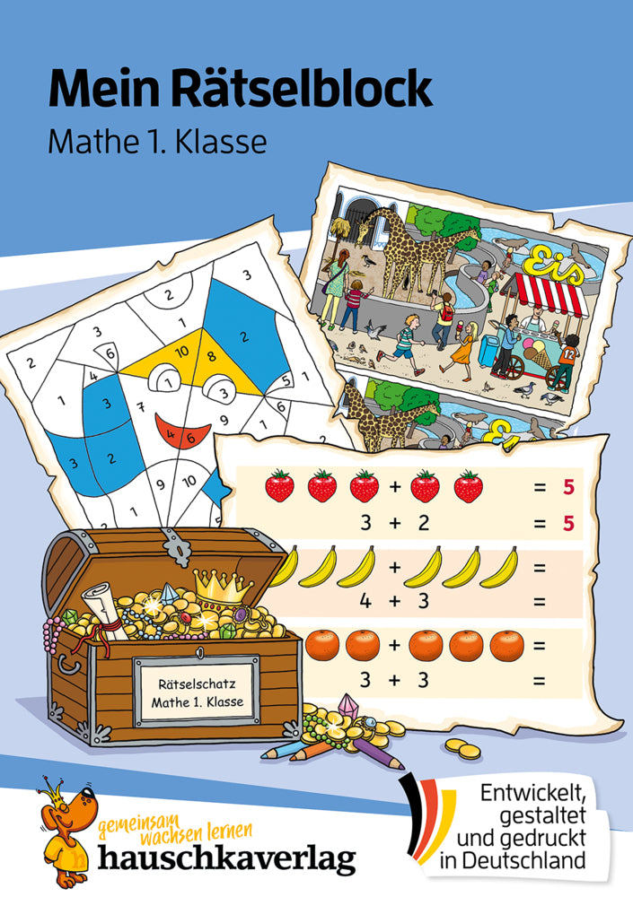 Mein Rätselblock Mathe 1. Klasse (Melanie Rhauderwiek)