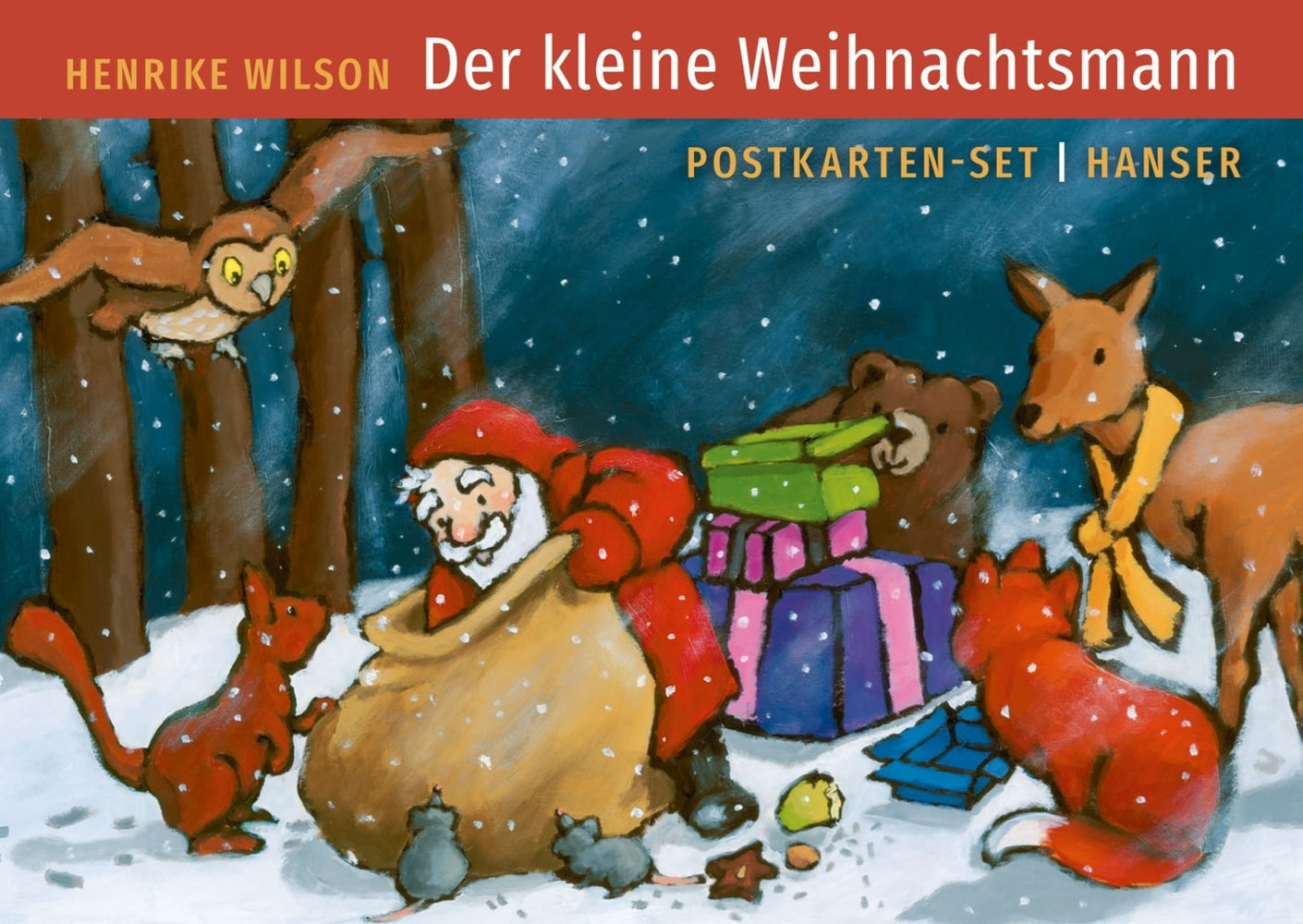 Der kleine Weihnachtsmann Postkarten-Set (Henrike Wilson)