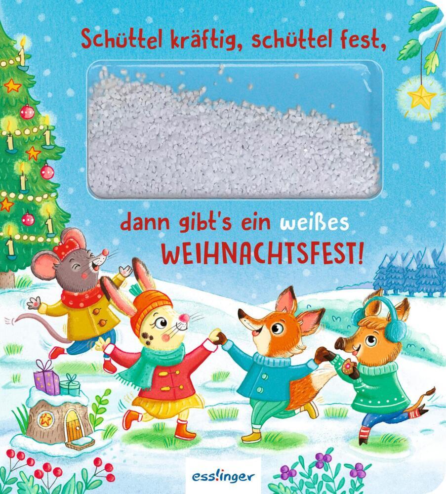 Schüttel-Pappe: Schüttel kräftig, schüttel fest, dann gibt's ein weißes Weihnachtsfest! (Madlen Ottenschläger)