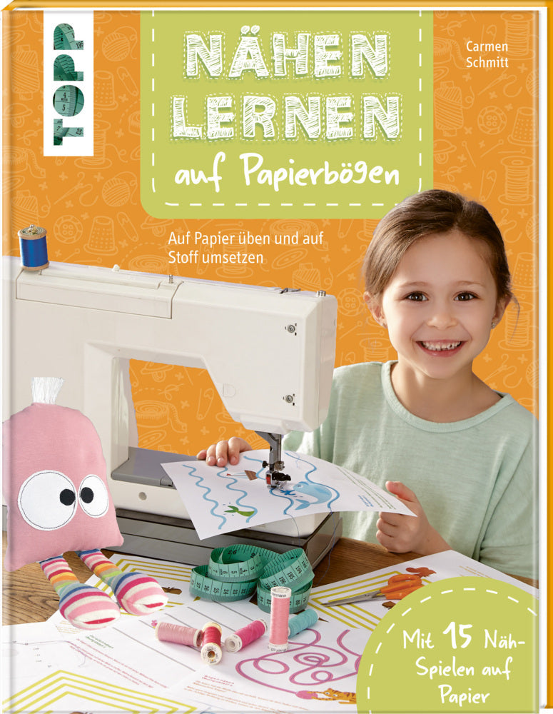 Nähen lernen auf Papierbögen (Carmen Schmitt)
