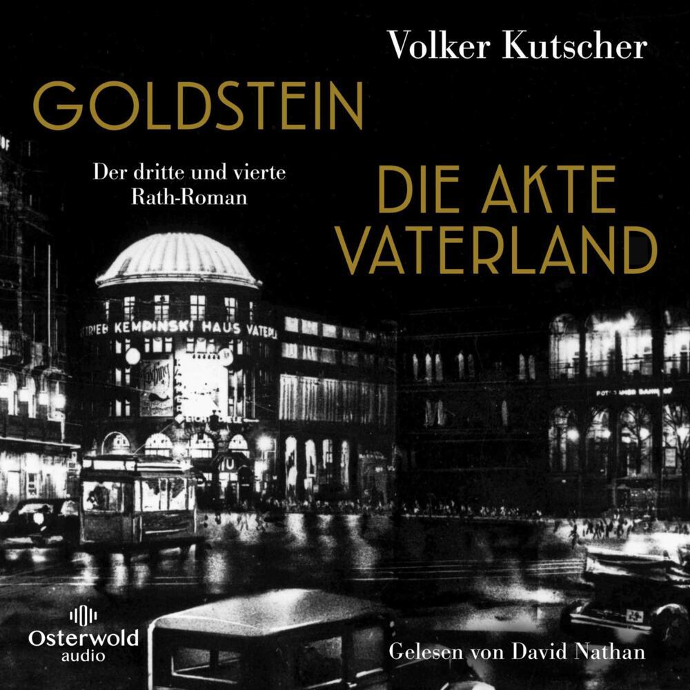 Goldstein / Die Akte Vaterland, 6 Audio-CD, 6 MP3 (Volker Kutscher)