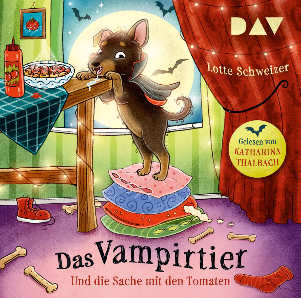 Das Vampirtier und die Sache mit den Tomaten, 2 Audio-CD (Lotte Schweizer)
