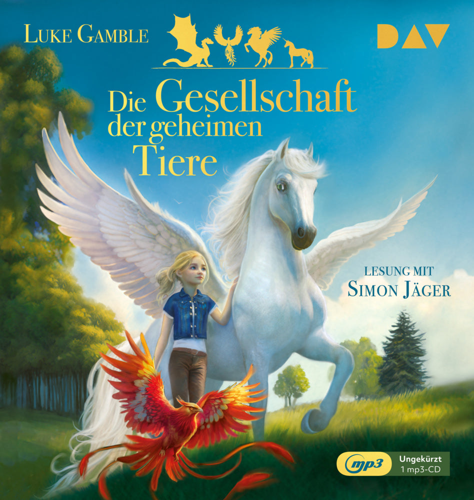Die Gesellschaft der geheimen Tiere (Teil 1), 1 Audio-CD, 1 MP3 (Luke Gamble)