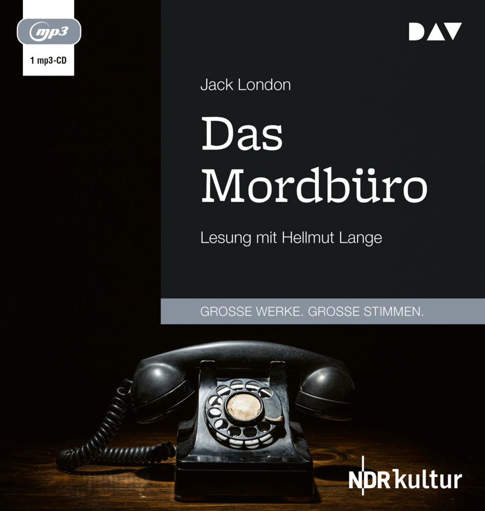 Das Mordbüro, 1 Audio-CD, 1 MP3 (Jack London)