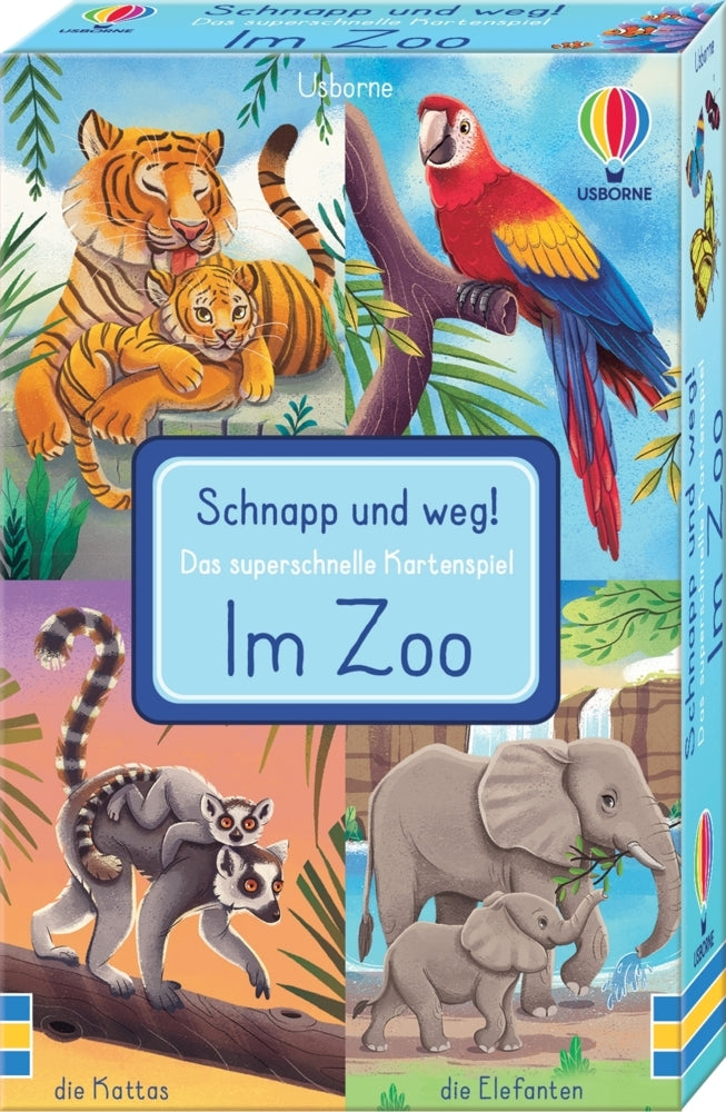 Schnapp und weg! Das superschnelle Kartenspiel: Im Zoo (Abigail Wheatley)
