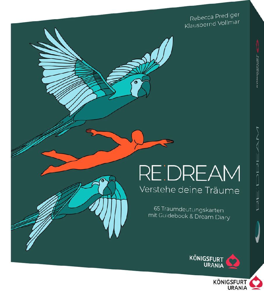 RE:DREAM: Verstehe deine Träume - 65 Traumdeutungskarten mit Guidebook & Dream Diary, m. 1 Buch, m. 1 Beilage (Rebecca Prediger)
