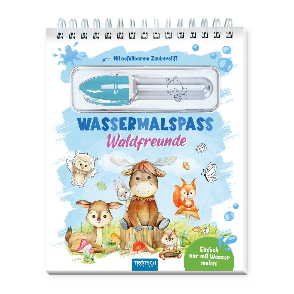 Trötsch Wassermalspaß mit Zauberstift Waldfreunde (Trötsch Verlag)
