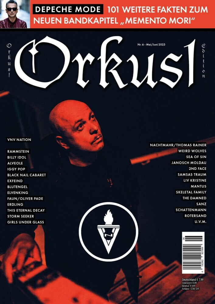 Orkus!-Edition Mai/Juni 2023 mit VNV NATION, DEPECHE MODE, BLUTENGEL, BILLY IDOL, SAMSAS TRAUM, IGGY POP, SCHATTENMANN u.v.m. (Orkus)