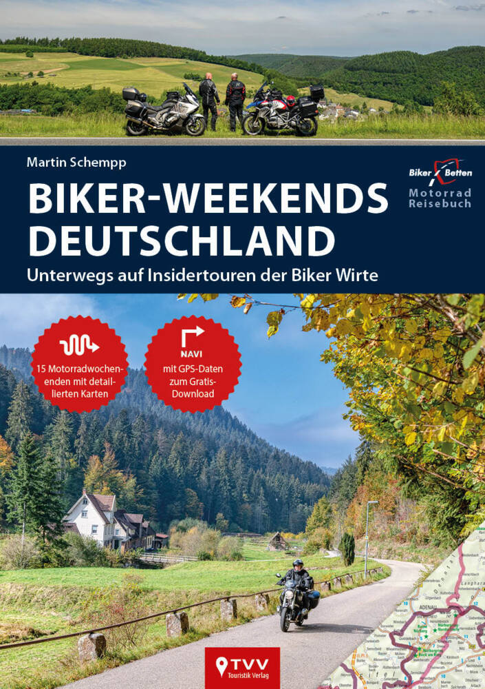 Motorrad Reiseführer Biker Weekends Deutschland (Martin Schempp)
