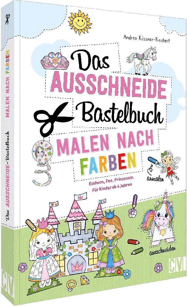 Das Ausschneide-Bastelbuch Malen nach Farben (Andrea Küssner-Neubert)
