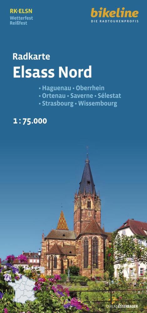 Radkarte Elsass Nord (Esterbauer Verlag)