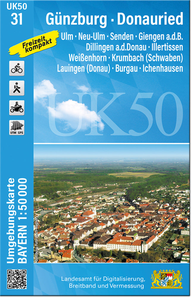 UK50-31 Günzburg - Donauried (Breitband Und Vermessung, Bayern Landesamt Für Digitalisierung)