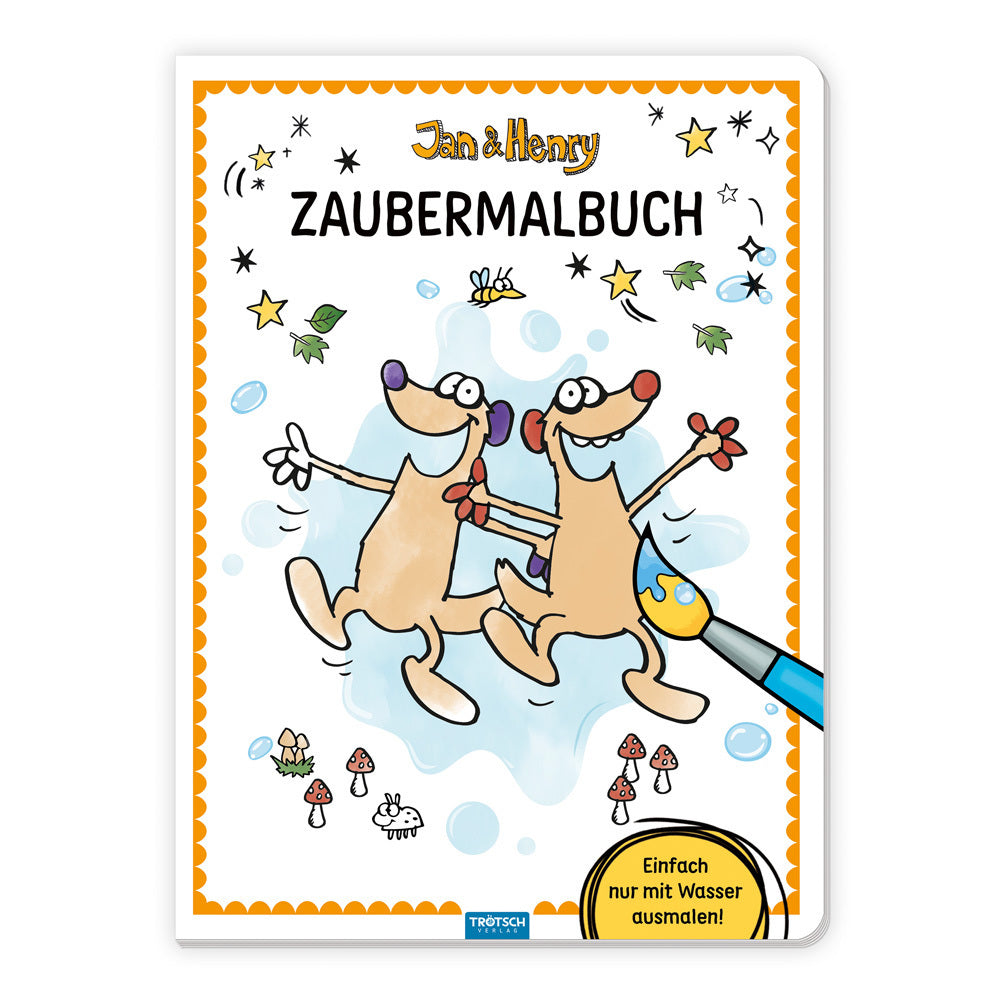 Trötsch Malbuch Jan und Henry Zaubermalbuch (Trötsch Verlag)