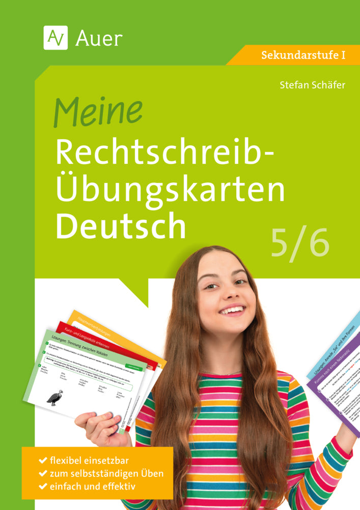 Meine Rechtschreib-Übungskarten Deutsch 5-6 (Stefan Schäfer)