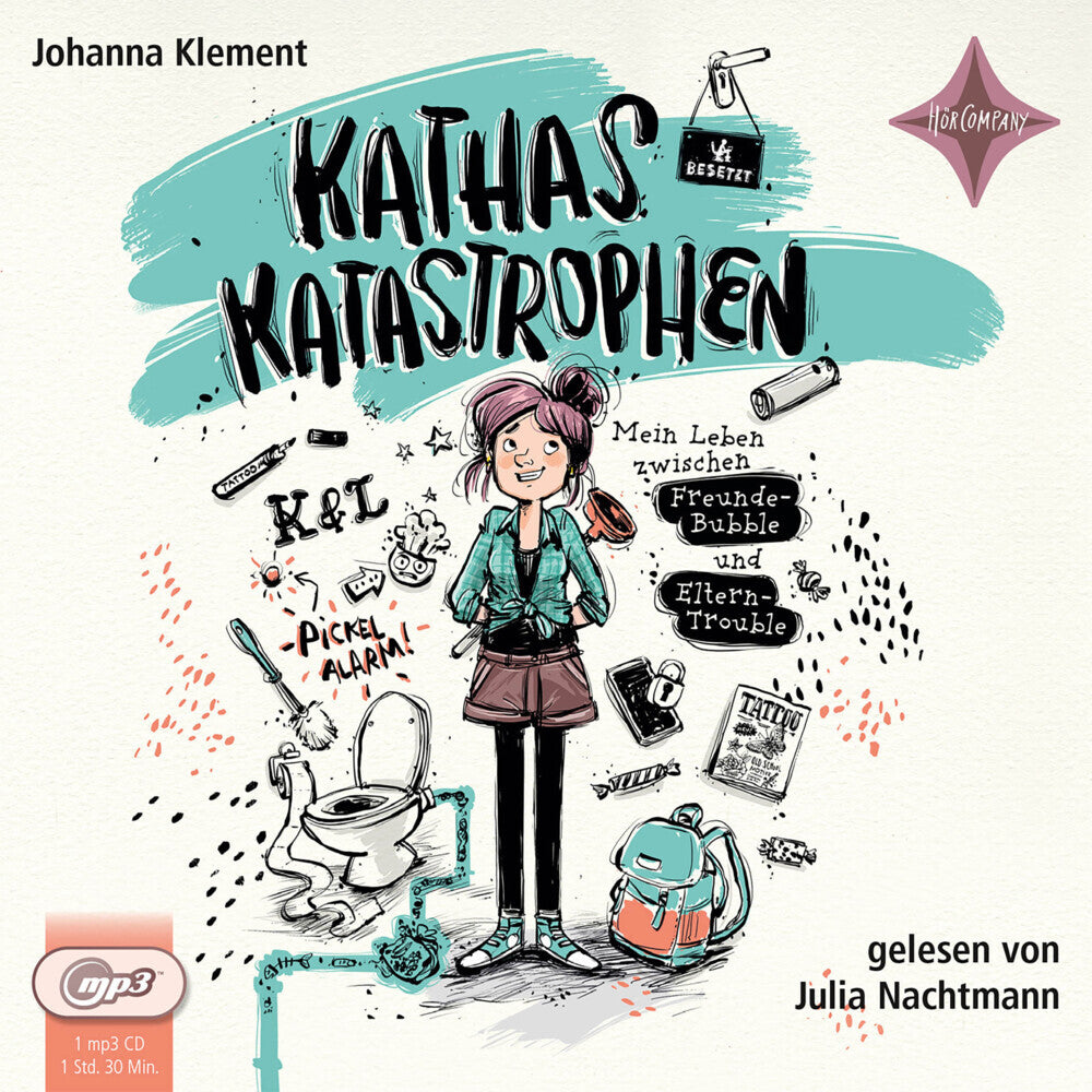 Kathas Katastrophen, 1 Audio-CD, 1 MP3 (Johanna Klement)