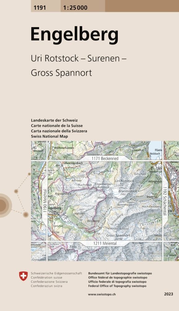 1191 Engelberg (Bundesamt Für Landestopografie Swisstopo)