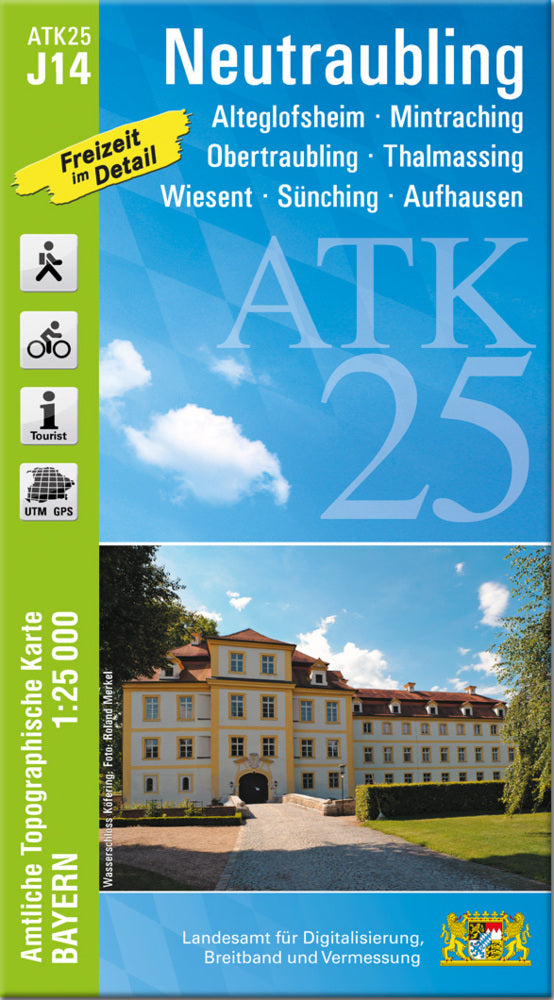 ATK25-J14 Neutraubling (Amtliche Topographische Karte 1:25000) (Breitband Und Vermessung, Bayern Landesamt Für Digitalisierung)