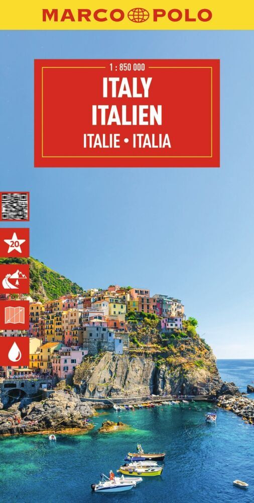 MARCO POLO Reisekarte Italien 1:850.000