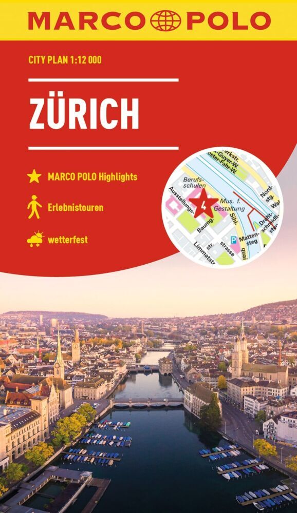 MARCO POLO Cityplan Zürich 1:12.000 (Marco Polo Verlag)