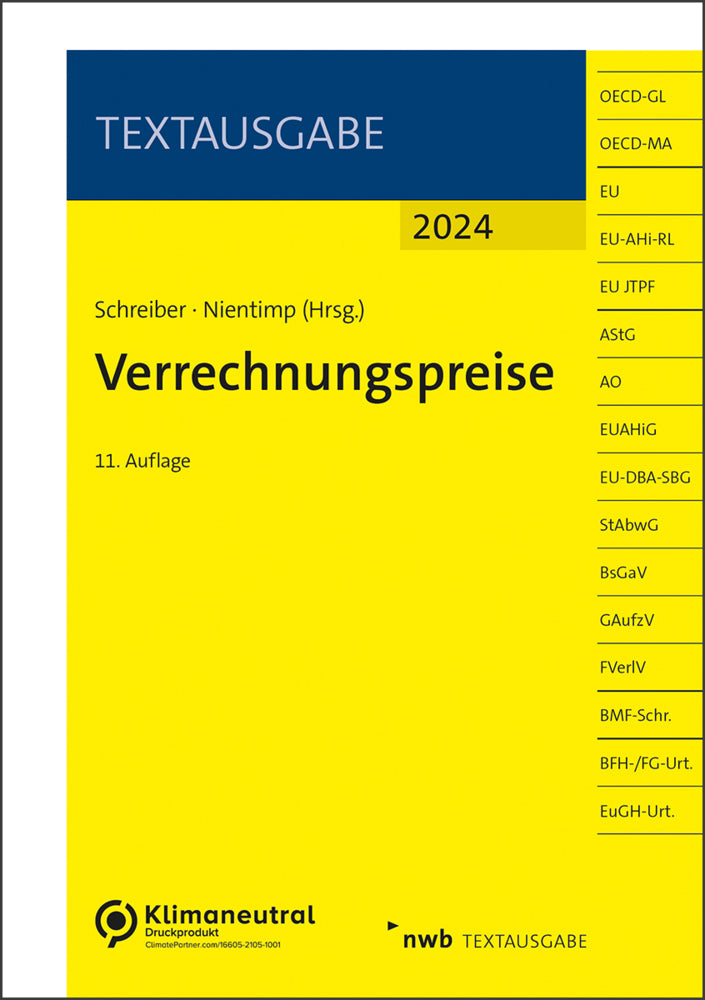 Verrechnungspreise (Rolf Schreiber)