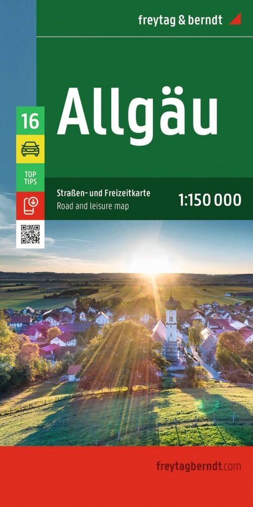 freytag & berndt Straßenkarte Allgäu 1:150.000