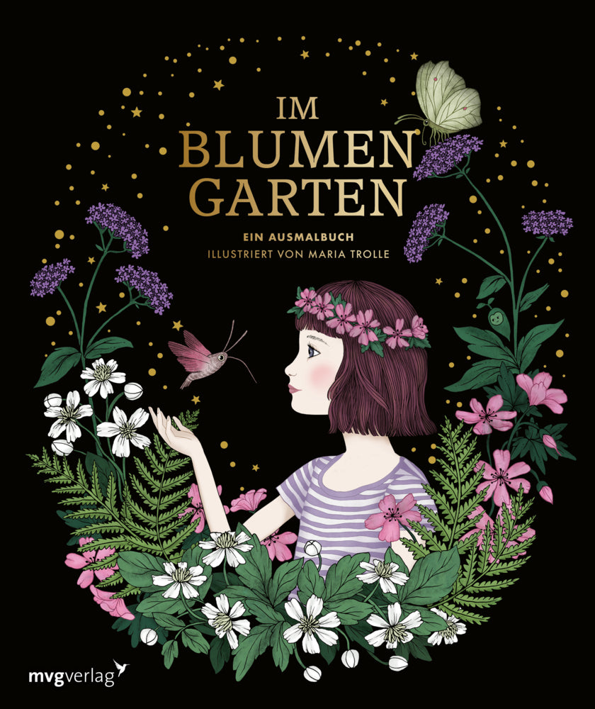 Im Blumengarten - Ein Ausmalbuch (Maria Trolle)