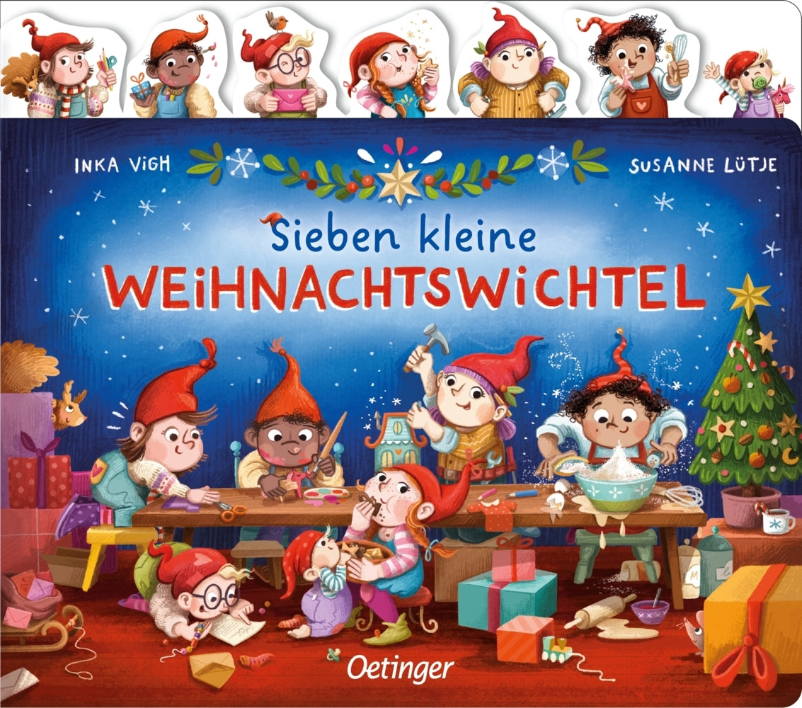 Sieben kleine Weihnachtswichtel (Susanne Lütje)