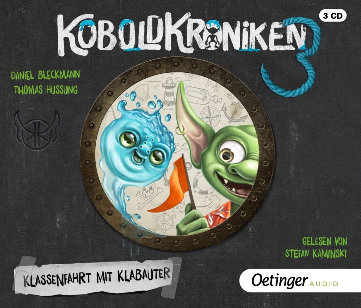KoboldKroniken 3. Klassenfahrt mit Klabauter, 3 Audio-CD (Daniel Bleckmann)