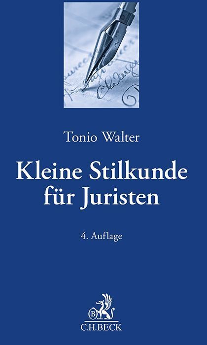 Kleine Stilkunde für Juristen (Tonio Walter)