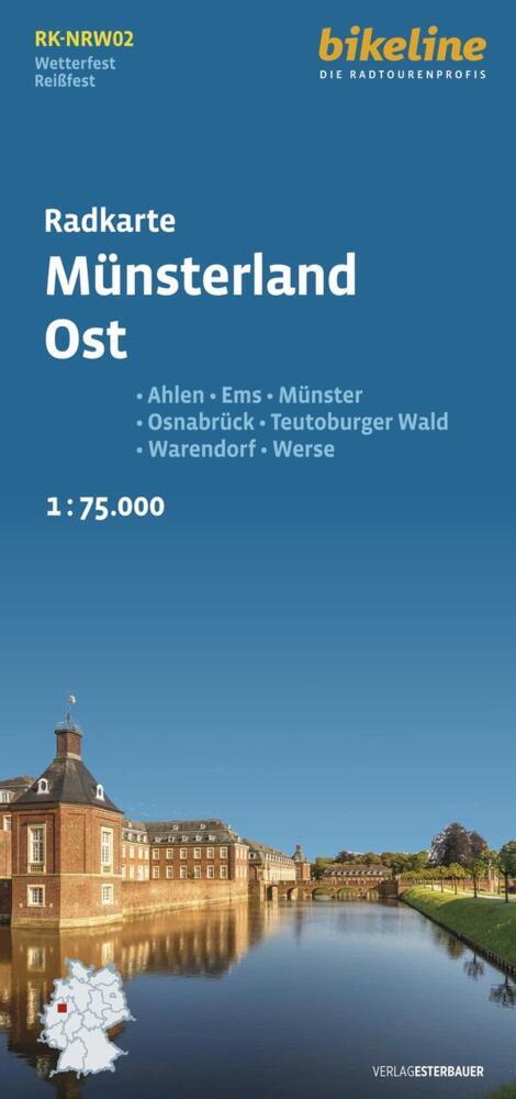 Radkarte Münsterland Ost (RK-NRW02) (Esterbauer Verlag)