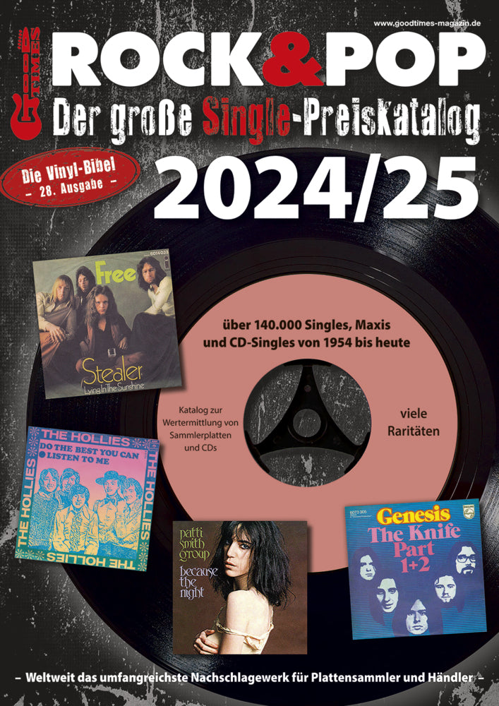 Der große Rock & Pop Single Preiskatalog 2024/25 (Martin Reichold)