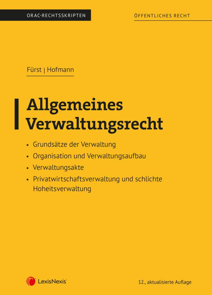 Allgemeines Verwaltungsrecht (Skriptum) (Susanne Fürst)