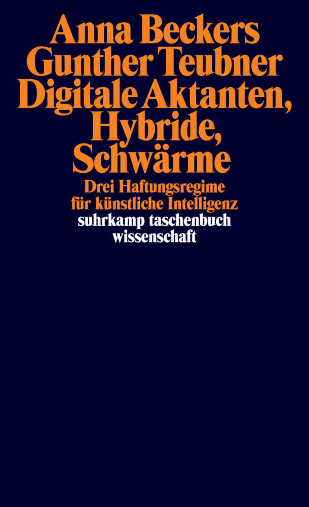 Digitale Aktanten, Hybride, Schwärme (Anna Beckers)