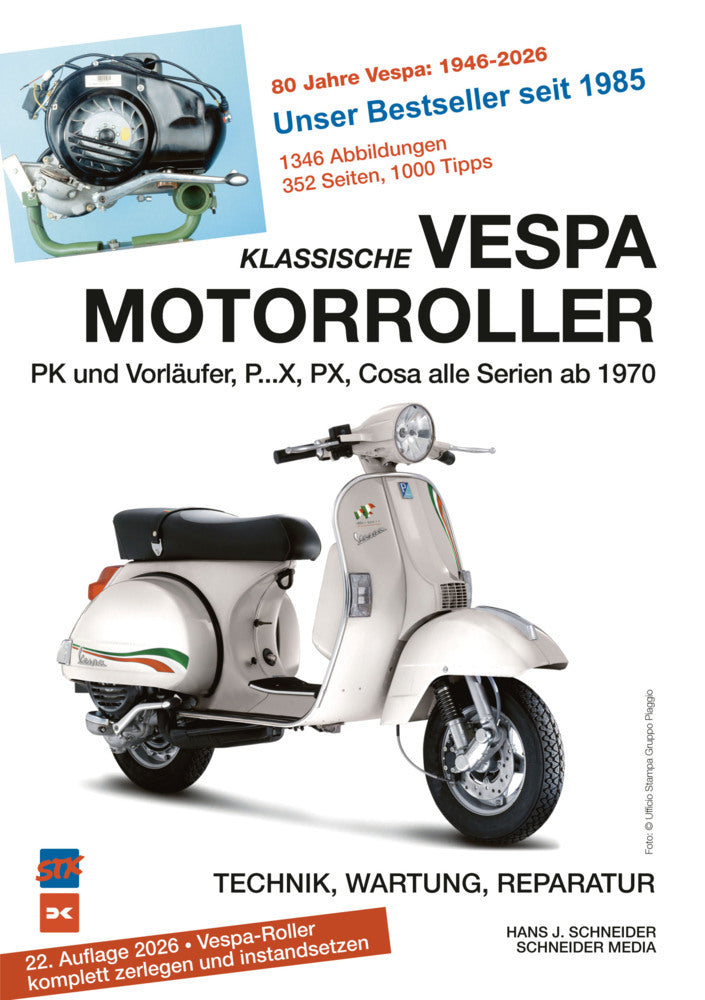 Klassische Vespa Motorroller (Hans J. Schneider)