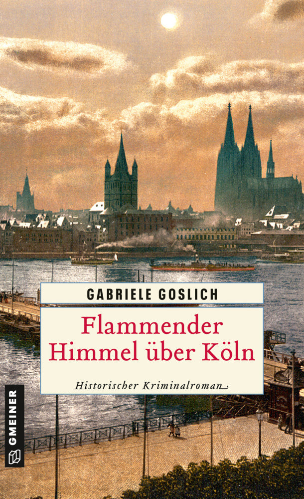 Flammender Himmel über Köln (Gabriele Goslich)