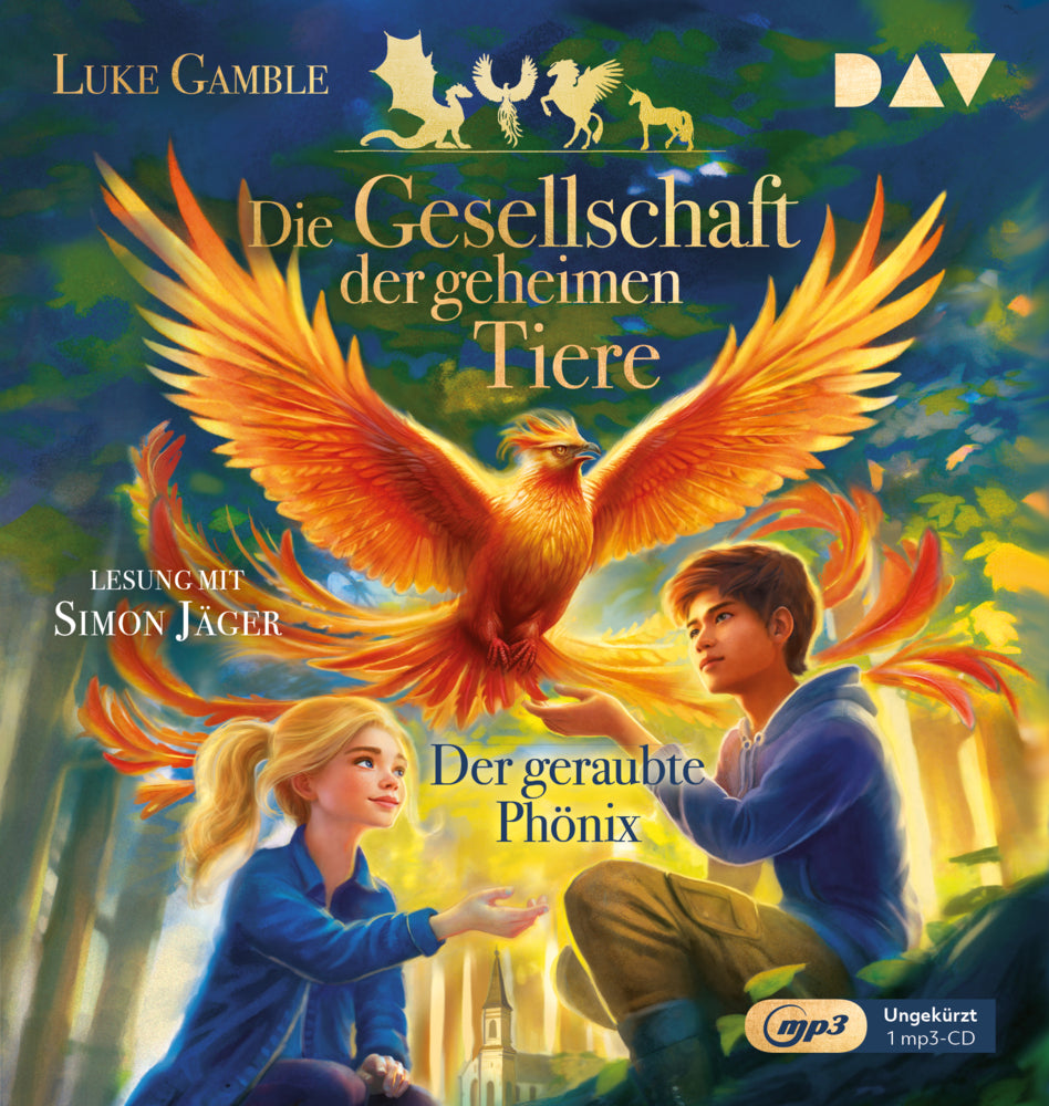 Die Gesellschaft der geheimen Tiere - Teil 2: Der geraubte Phönix, 1 Audio-CD, 1 MP3 (Luke Gamble)