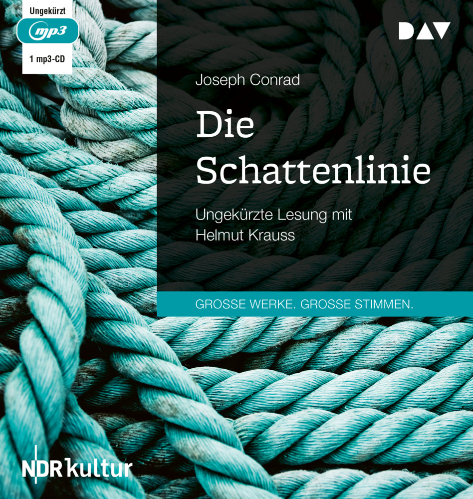 Die Schattenlinie, 1 Audio-CD, 1 MP3 (Joseph Conrad)