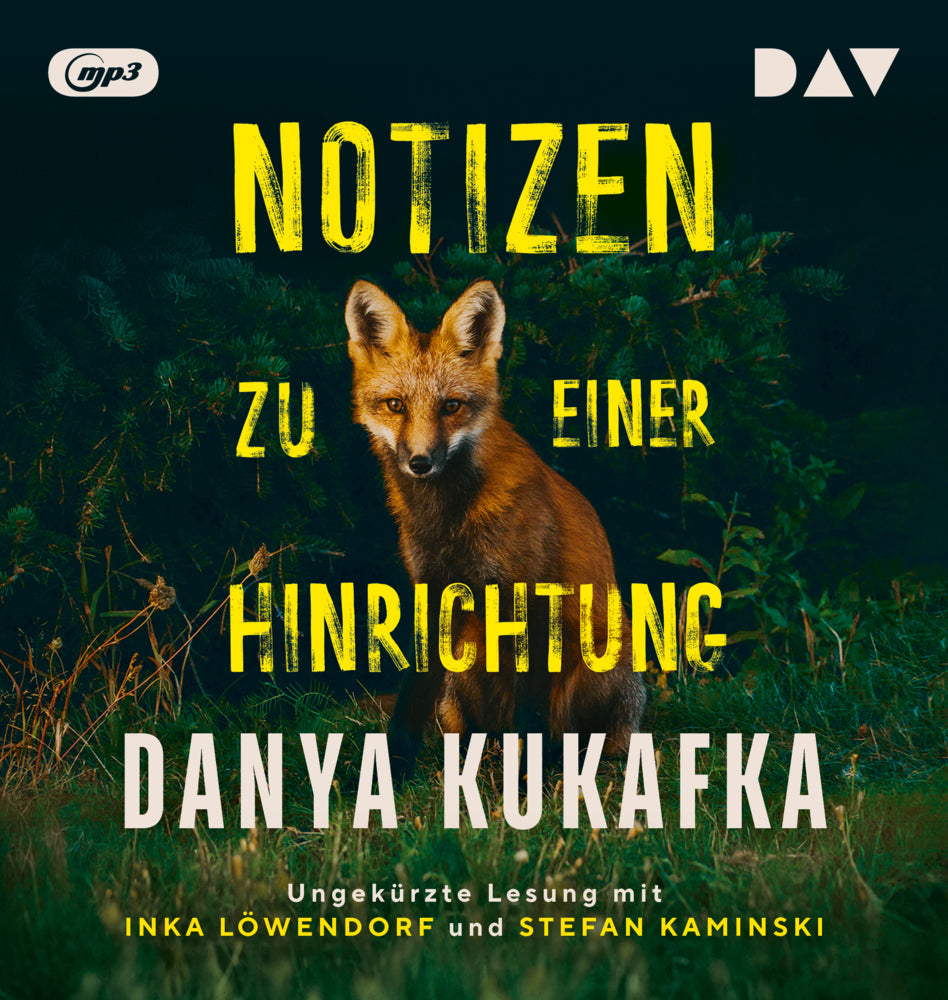 Notizen zu einer Hinrichtung, 1 Audio-CD, 1 MP3 (Danya Kukafka)