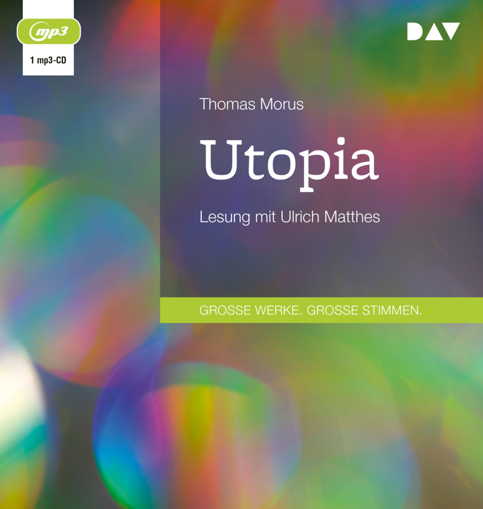 Utopia, 1 Audio-CD, 1 MP3 (Thomas Morus)