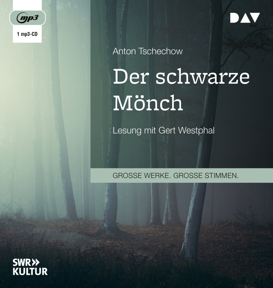Der schwarze Mönch, 1 Audio-CD, 1 MP3 (Anton Pawlowitsch Tschechow)