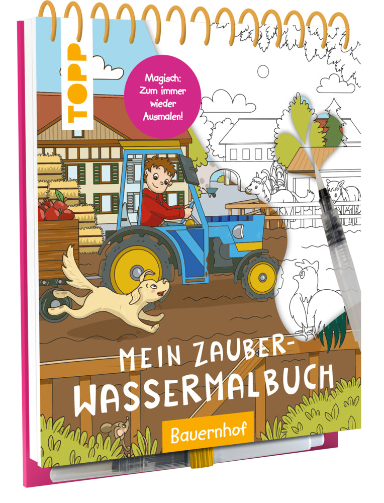 Mein Zauber-Wassermalbuch Bauernhof (Janina Heese)