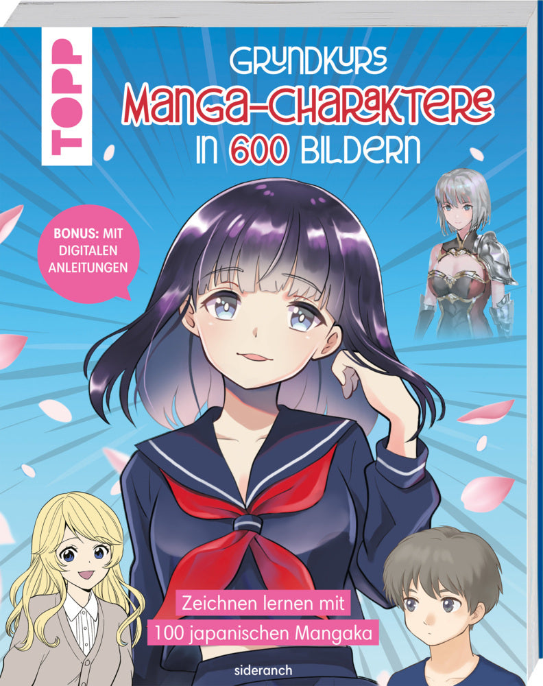 Grundkurs Manga-Charaktere in 600 Bildern (Sideranch)