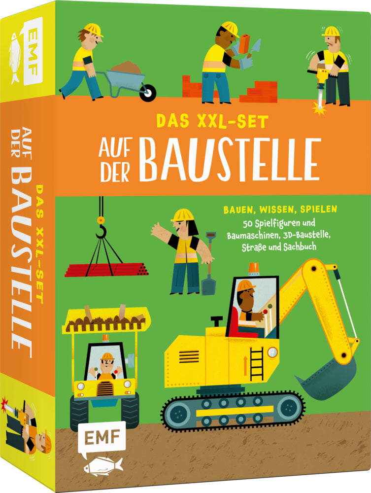Das XXL-Set - Bauen, Wissen, Spielen: Auf der Baustelle (Catherine Sully)