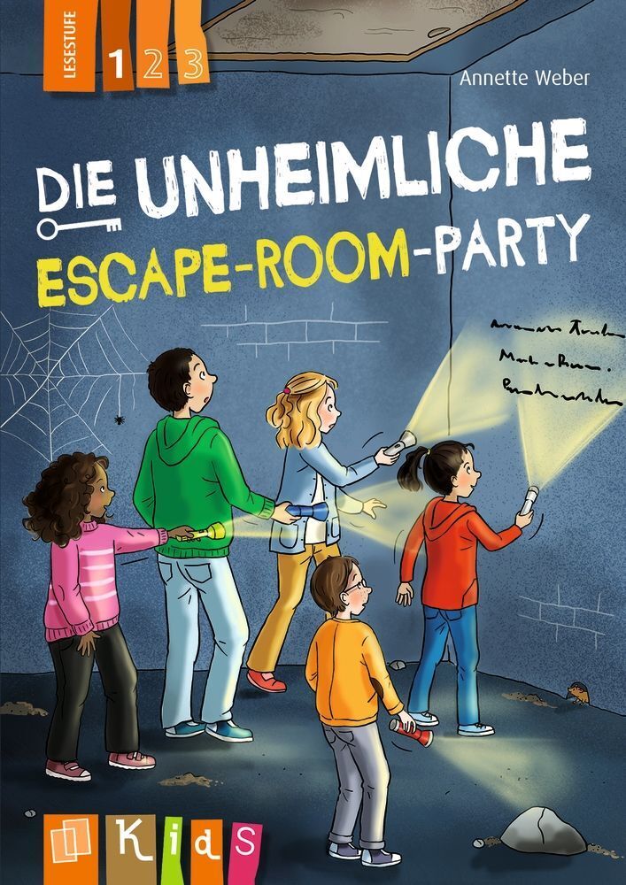 Die unheimliche Escape-Room-Party - Lesestufe 1 (Annette Weber)