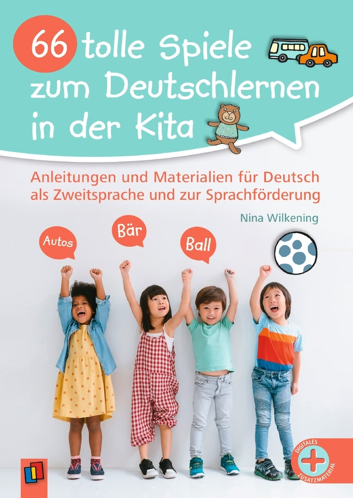 66 tolle Spiele zum Deutschlernen in der Kita (Nina Wilkening)