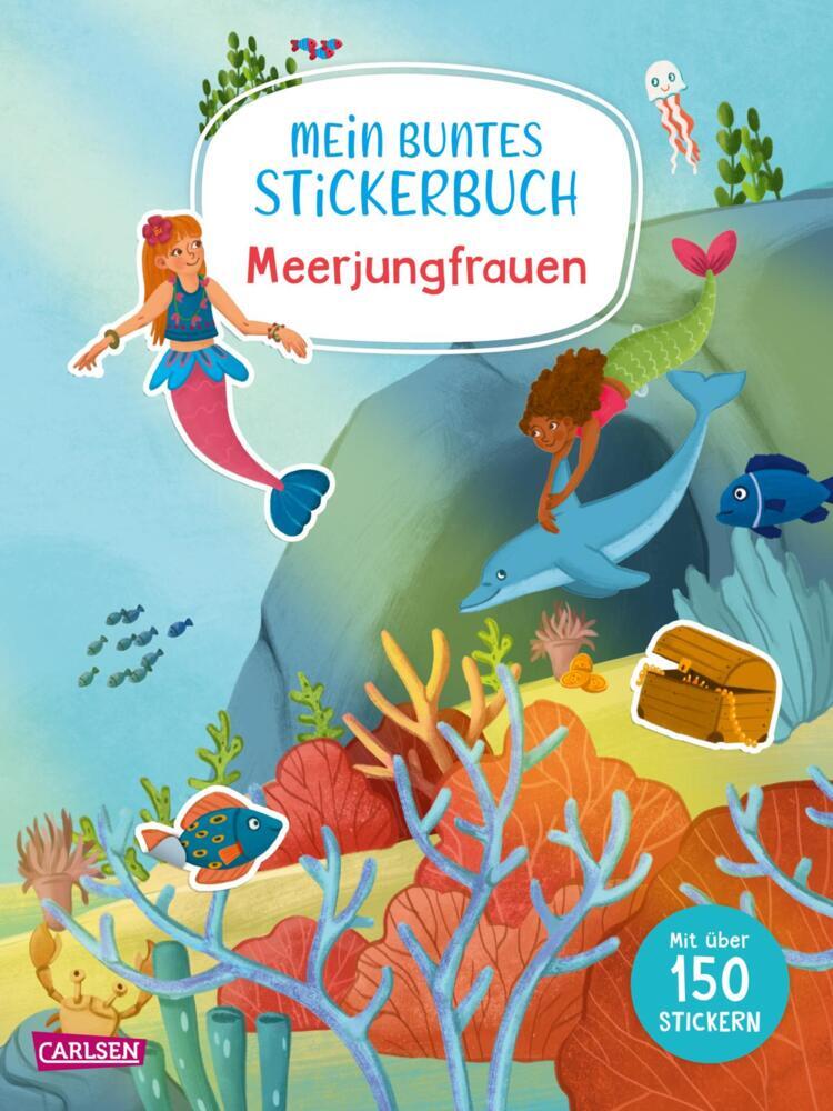 Mein buntes Stickerbuch: Meerjungfrauen (Laura Leintz)