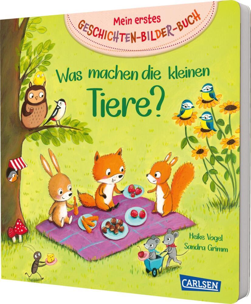 Mein erstes Geschichten-Bilder-Buch: Was machen die kleinen Tiere? (Sandra Grimm)